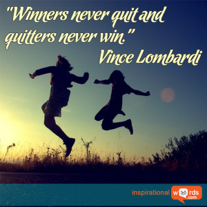 Inspirational Wallpaper Quote by Vince Lombardi