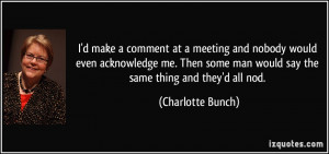 More Charlotte Bunch Quotes