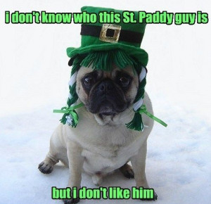 Funny Pug St. Patrick's Day