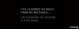 Learn From Your Mistakes Quote Facebook Cover