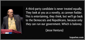 never treated equally. They look at you as a novelty, as cannon fodder ...