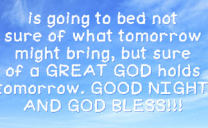 Good Night Facebook Quotes Good night and god bless!