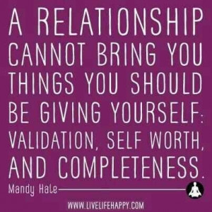 Validation, Self-Worth, & Completeness!