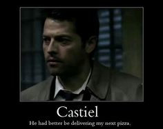 supernatural # castiel more supernatural obsess pizza guys mmmm ...