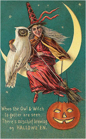 ... It's that most recognizable symbol of Halloween - a giant albino owl