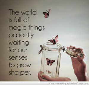 Magic Things Quote
