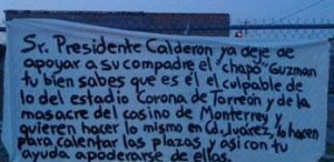 Inicia la semana con narcomantas en Ciudad Juárez, Chihuahua, mismas ...