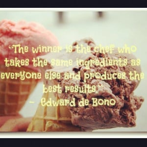 Edward de bono quote about success. Pin this if you like it!