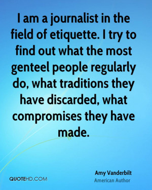 Amy Vanderbilt Quotes