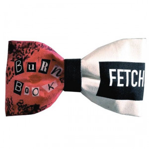 ... Burn Book Inspired Fetch Quote Hair Bow or Bow Tie Geeky Fabric Bow
