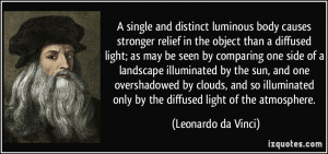 ... overshadowed by clouds, and so illuminated only by the diffused light