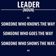 true leaders goal only nice one leader
