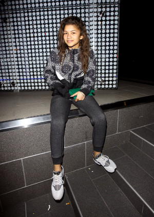 Zendaya Coleman Casual Style at BOA Steakhouse in Los Angeles Feb