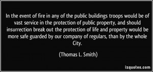 More Thomas L. Smith Quotes
