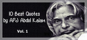 APJ Abdul Kalam's Best Quotes