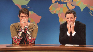 ... night live snl Bill Hader nbc weekend update seth meyers stefon Sethon