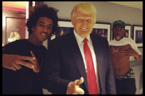 ... Tyler, the Creator and Taco Punked Donald Trump Backstage of 'Fallon