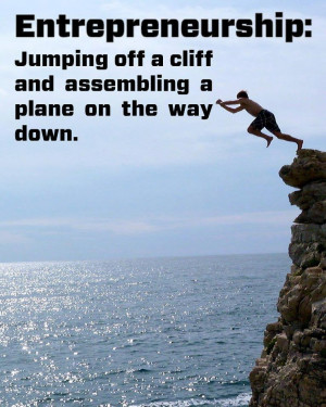 reid hoffman jump off a cliff quote