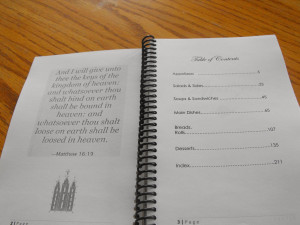 Here are the steps of making a recipe book: