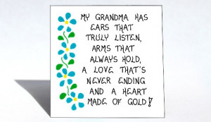 ... quote, Nana, Grammy, Oma, Bubbe,Granny, loving saying, blue flower