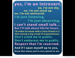 Introverts quotes and messages for this kind of people