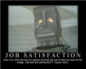 Marvin The Paranoid Android has the misfortune of being an intellect ...