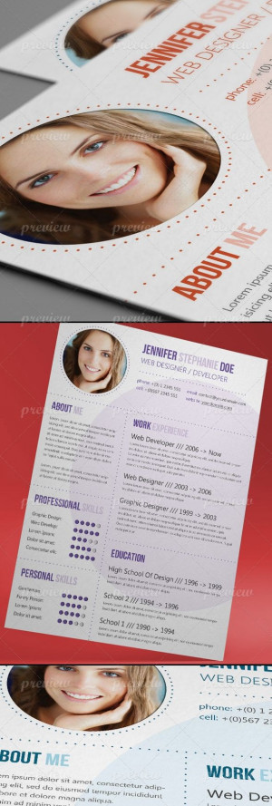 Circles Resume Template