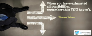 Motivational Quote - Thomas Edison