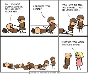 Cyanide and Happiness the telephone effect