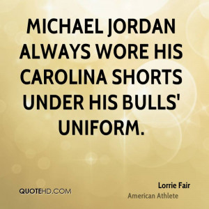 Michael Jordan always wore his Carolina shorts under his Bulls ...