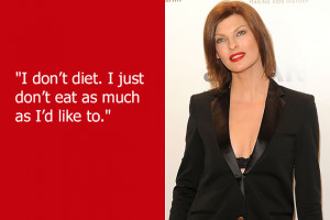 Derp. Someone buy Linda Evangelista a dictionary, and then show her ...