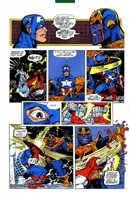 Captain America vs. Thanos (October, 1991)