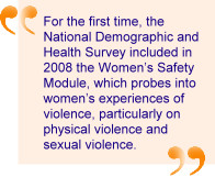 VIOLENCE AGAINST WOMEN… AT HOME!
