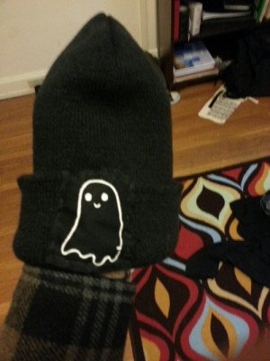 Bought a hat. Made it cute by crudely stiching a Ghoul Parade patch ...