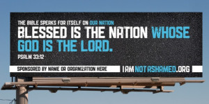 ... quotes Bible on Marriage” or “Billboard quotes Jesus on Marriage