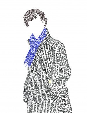 ... Series 3, I created a large typography of Sherlock and his many quotes