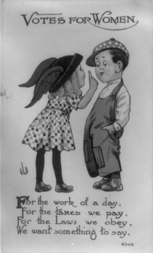 12 postcards that helped and hindered in women’s battle for the vote