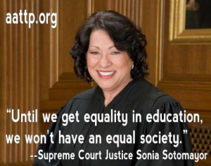 Quote of the day--on education and equality in America