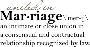 Marriage Definition Cute Fun Decor vinyl wall decal quote sticker ...