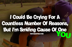 Smile Quotes | Because Of You