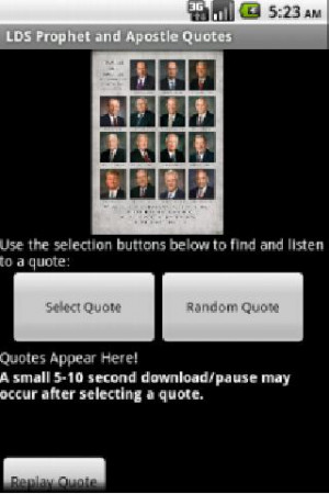 LDS Audio Quotes Lite - screenshot