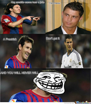 Messi Troll Ronaldo
