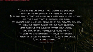 The Strain quote # Love