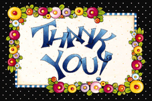 Count your blessings and be thankful