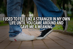 Quotes For Him I Used To Feel Like A Stranger In My Own Life Wallpaper ...
