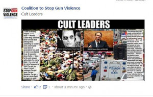 ... Timeshare sellers of the Cult Coalition to Stop Gun Rights Violence