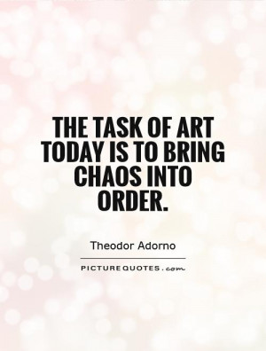 Chaos Quotes and Sayings