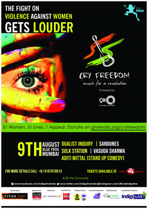 cry freedom is a platform for the youth to express their freedom in ...