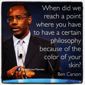 Ben Carson // A genius and humble man. I so agree. Where it is written ...