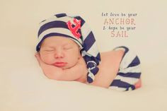sugar rush newborn oklahoma newborn photography nautical anchor ...
